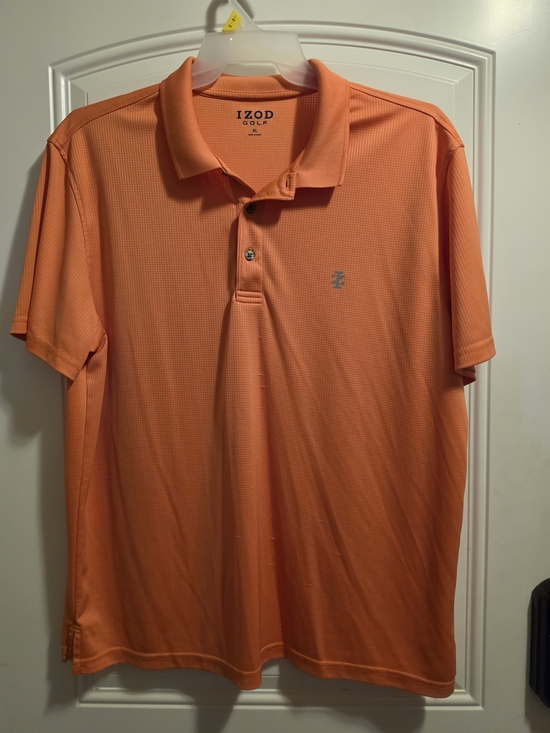 Izod Other - IZOD Golf Mens Orange Polo Shirt